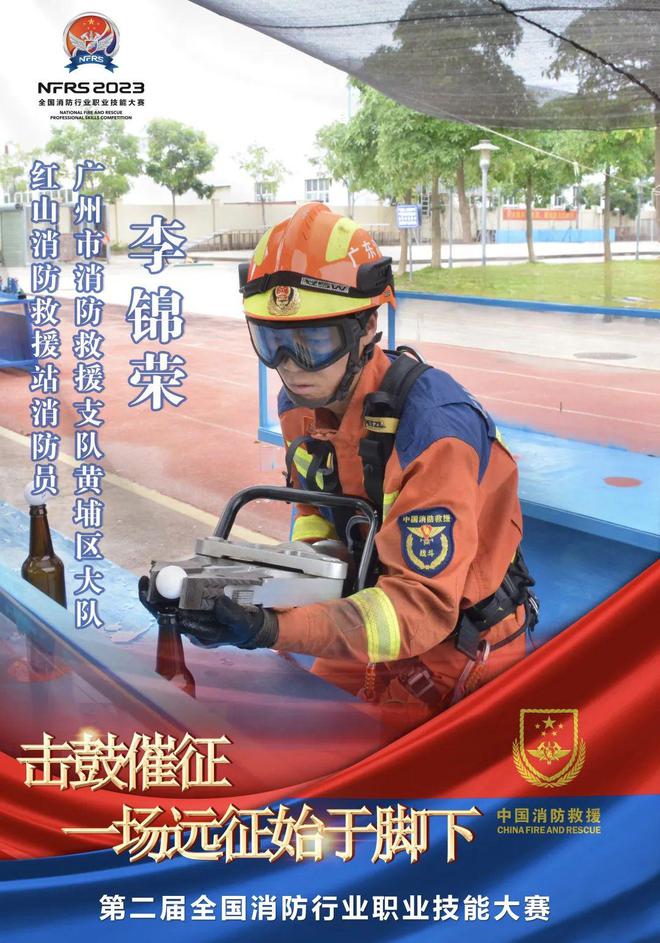第二届全国消防行业职业技能大赛广东参赛选手风采录(图3)