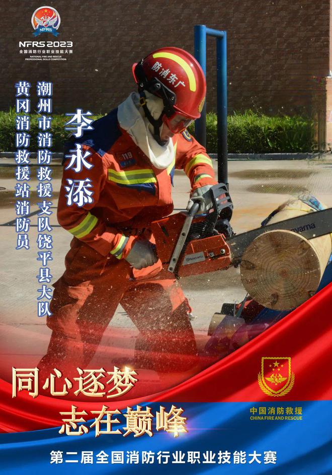 第二届全国消防行业职业技能大赛广东参赛选手风采录(图5)