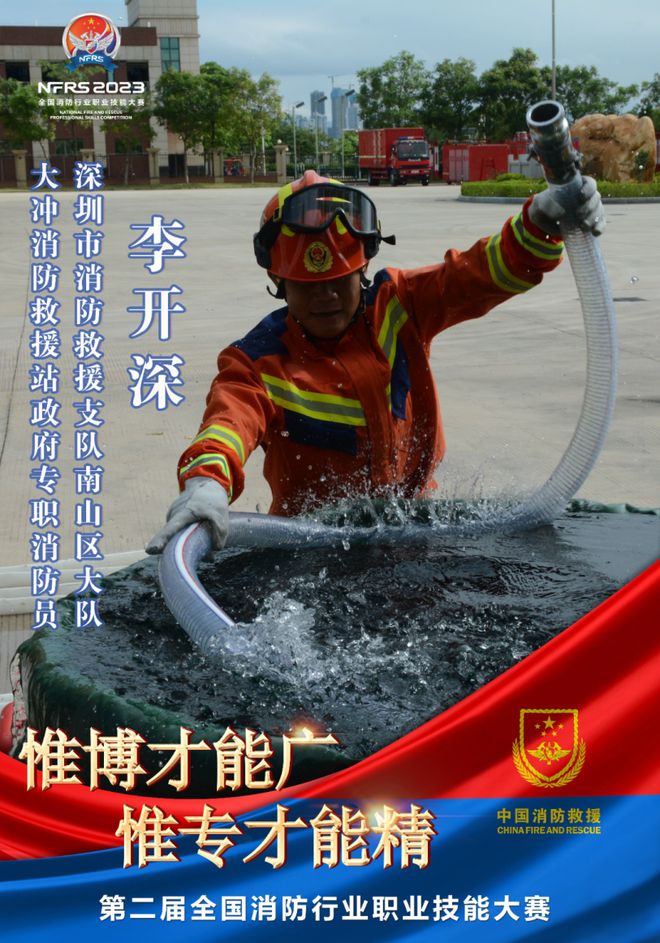 第二届全国消防行业职业技能大赛广东参赛选手风采录(图6)