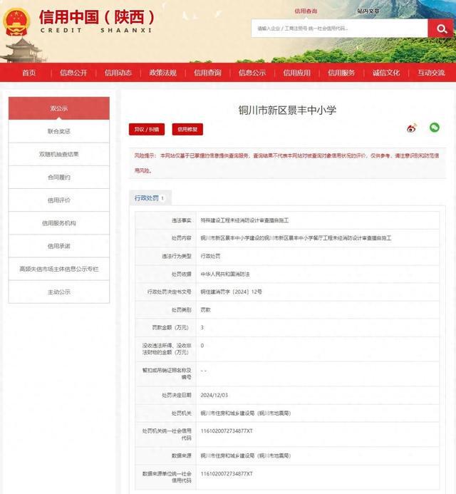 未经消防设计审查擅自施工餐饮具清洗消毒不合格…陕西4所学校被查处(图1)