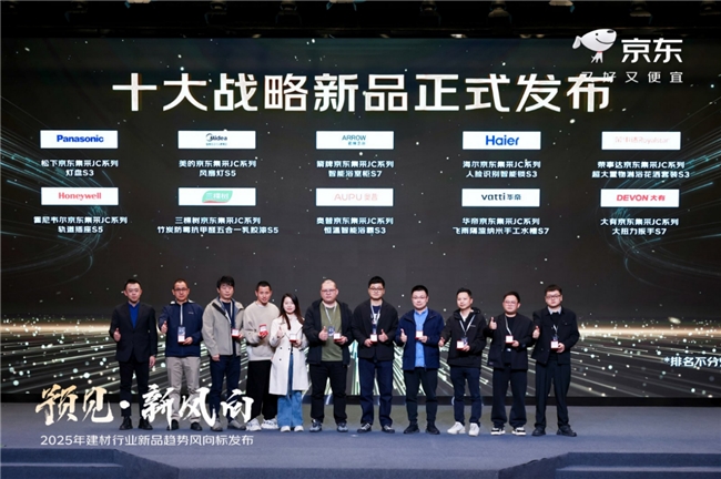 2024年度新品成交额增长226% 京东建材领跑行业新品首发赛道(图3)