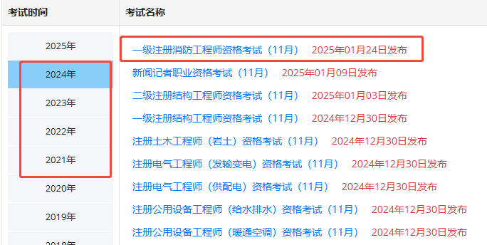 一级消防工程师考试以前的分数如何查询？(图3)