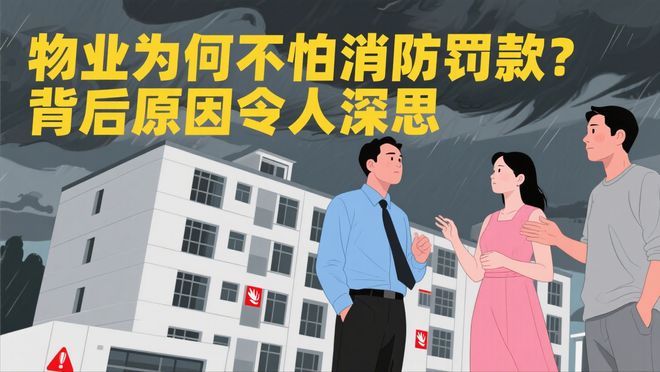 物业为何不怕消防罚款？背后原因令人深思(图1)