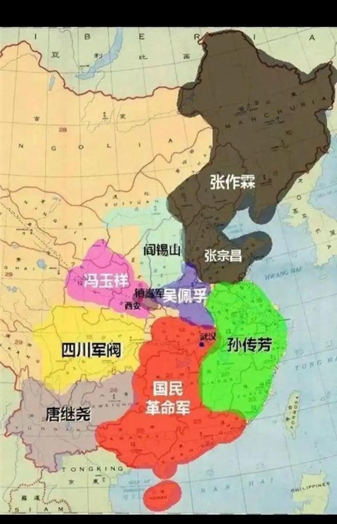 北伐战争初期国民革命军8个军战斗序列(图1)