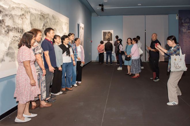 阮国新水墨作品展超百幅水墨精品在江门市美术馆陈列展出(图5)