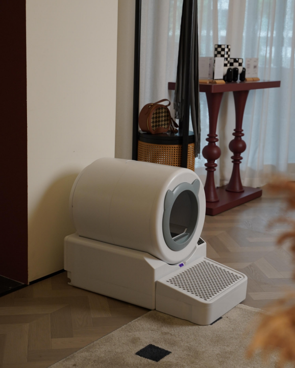 全自动、免铲屎！宠洁仕冲水式智能猫马桶打造健康洁净养宠空间(图4)