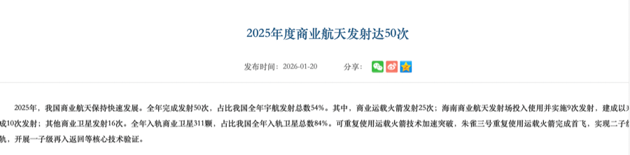 小米通报两起汽车起火事件；2025年我国商业航天发射50次(图1)
